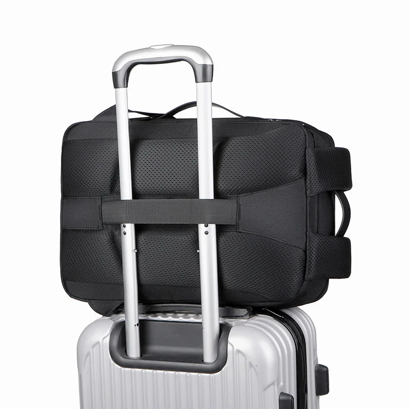 

Backpack New 1680 Nylon Film Splicing Backpack Men's Expandable Anti-Backpack
