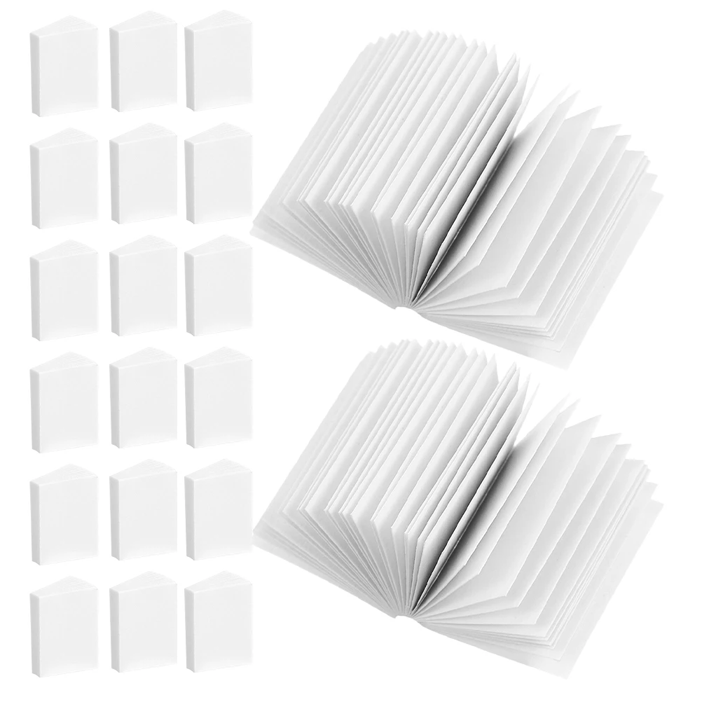 

32 Pcs House Mini Book Dollhouse Bedroom Accessories Blank Diy Books Paper