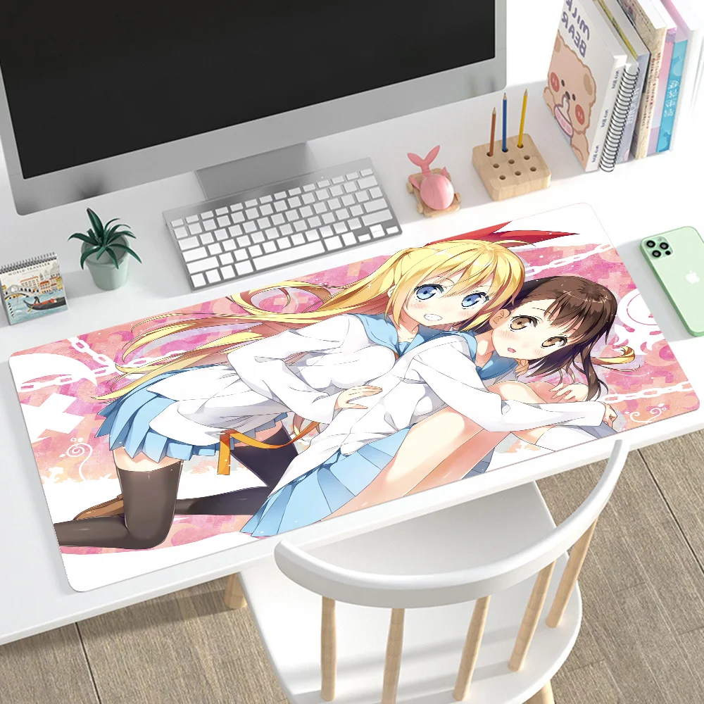 

Nisekoi Mousepad Mouse Mat Desk Mat With Pad Gaming Accessories Prime Gaming XXL Keyboard Pad Padding Mat