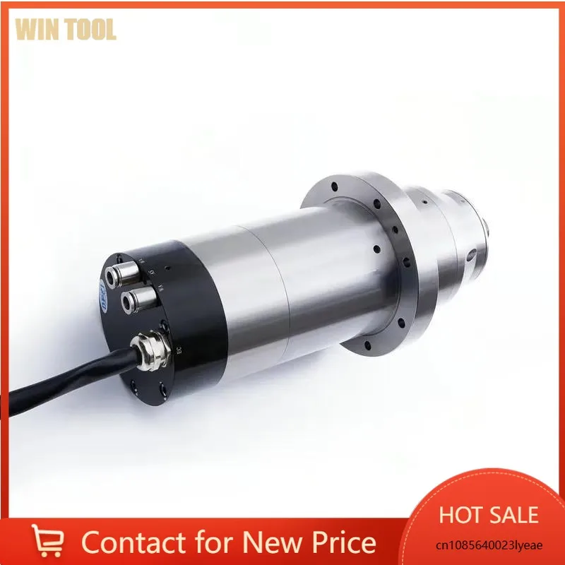 6KW Manual Spindle Motor 36000RPM 2.9 NM ER20 Tool Holder 380V CNC Water Cooling Method Flange Spindle Manufacturer
