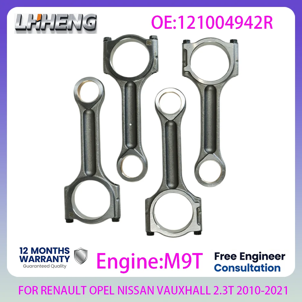 M9T Engine Connecting Rod For RENAULT MASTER VAUXHALL MOVANO OPEL MOVANO NISSAN NV400 2.3L 2.3 L T L4 Diesel 10-21 121004942R