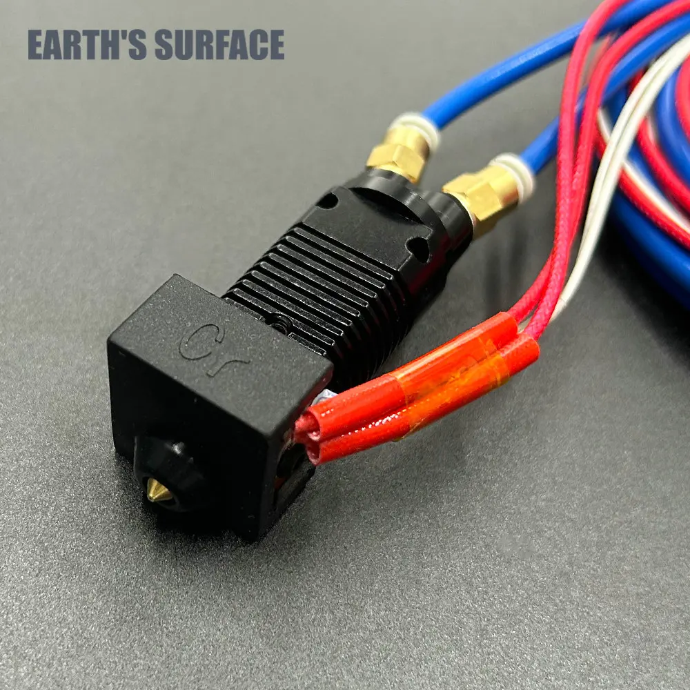 ES-3D Printer Part CR-10/Ender-3 2 in 1 Out Dual Color All Metal Hotend With Cable Print J-Head For CR-10/Ender 3 Extruder Parts