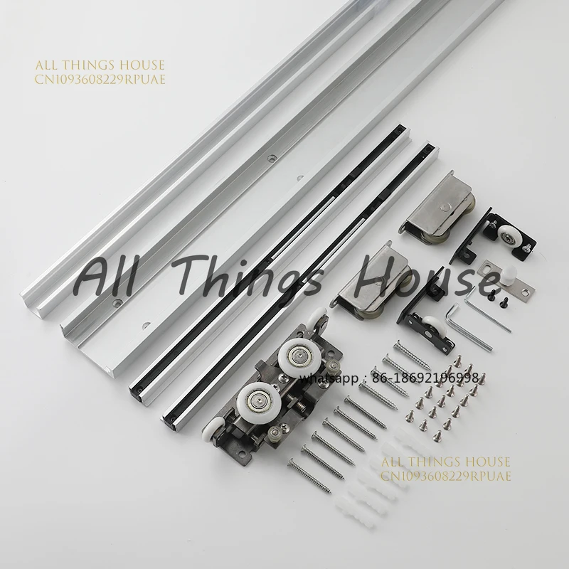 

New Type Non-track Door Hardware Accessories, Transparent Track Sliding Door, Special Crane Pulley Buffer.