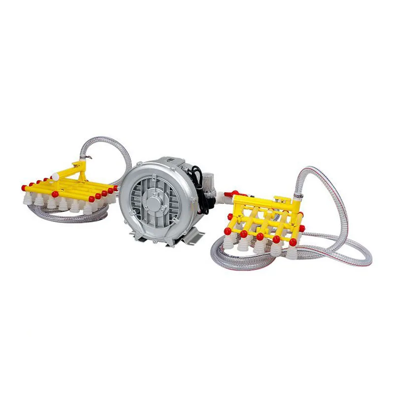 Vacuum Egg Lifter Double Grip Blue Suction Cup White Tip Egg Transfer Tool for Poultry Farm Incubator Accessory