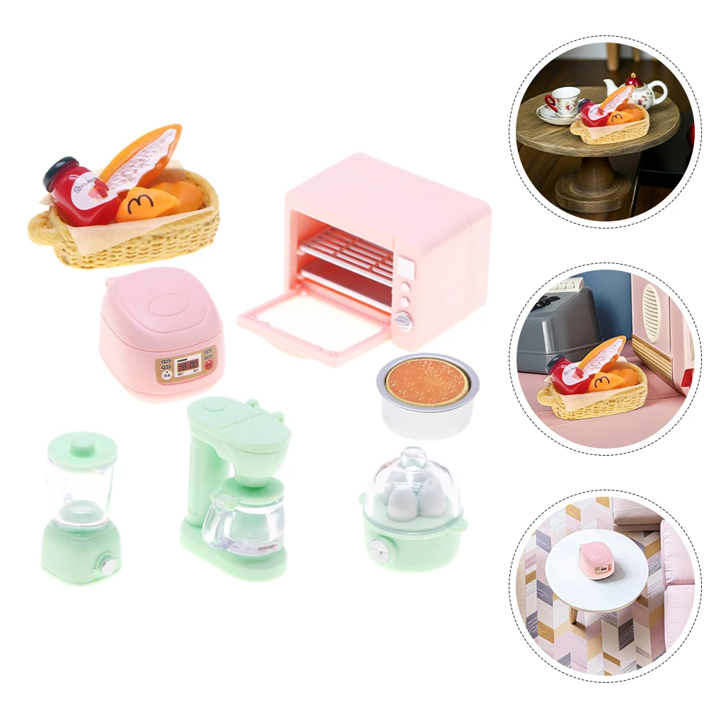 

Simulation Kitchen Toy Dollhouse Cooking Utensils Model Plastic Delicate Mini Decor