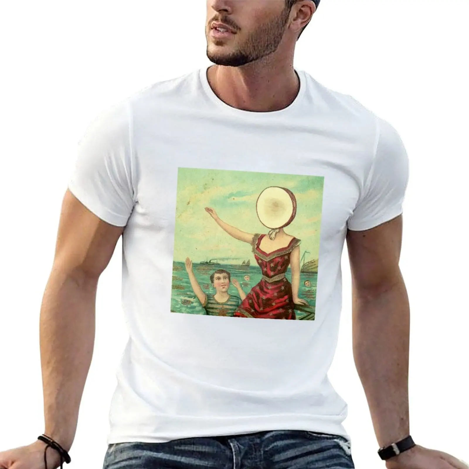 Aeroplane Over the Sea T-Shirt Utility Casual Work T-Shirt