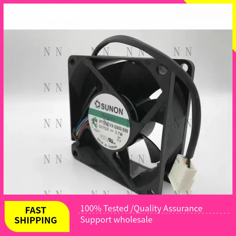 

QGG NEW FOR SUNON PF70251VX-Q000-S99 7025 12V 3.7W 4-wire 70*25MMW Cooling fan