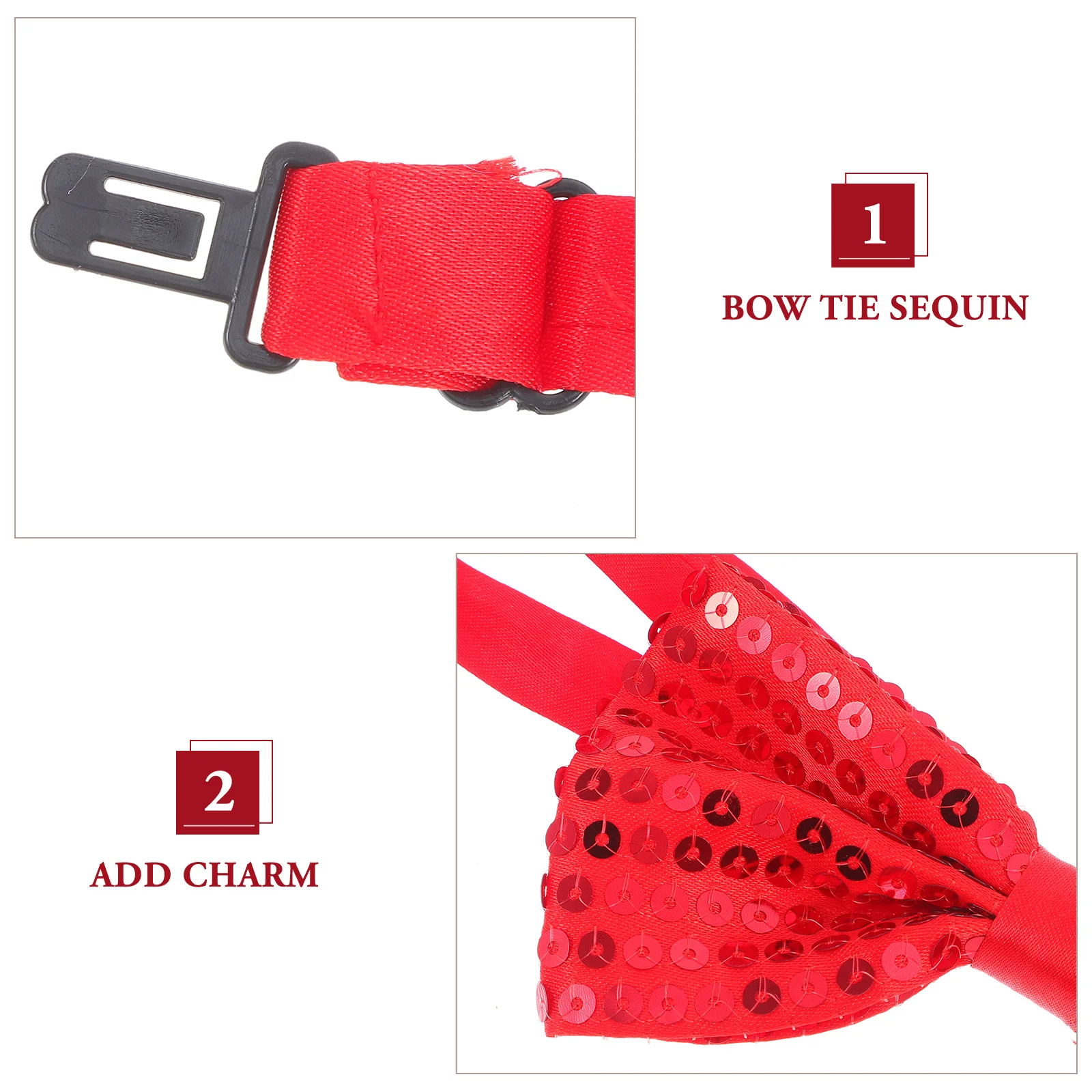 Pajarita brillante de 5 uds para niños, pajarita ajustable con lentejuelas para niños, perfecta para ceremonia de graduación en escenario, uso diario, Unisex