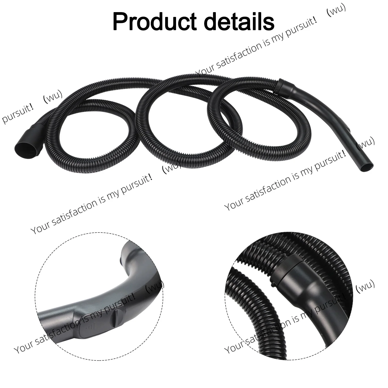 2.5/3 meter vacuum hose with handle for Kärcher NT20 30 WD1 WD2 WD3 WD4 WD5 WD6 WD 6 P extra long hose