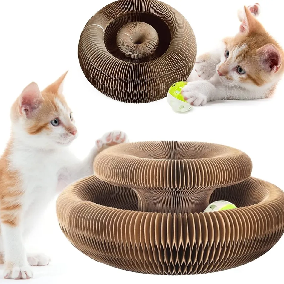 Torre interactiva de juguete para gatos