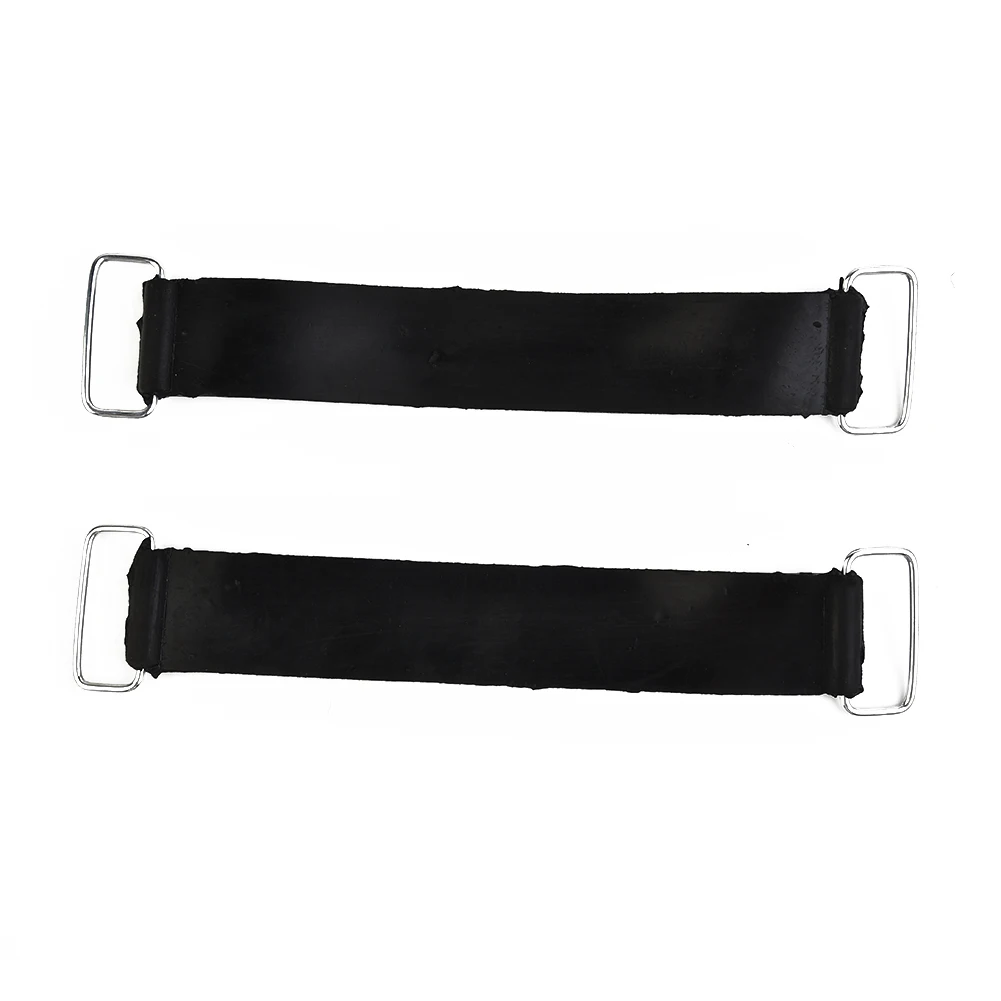 2PCS Rubber Belts 18-23cm Rubber Band+metal Buckle Motorcycle Rubber Battery Strap Elastic Bandage Holder Belt For Honda-Yamaha