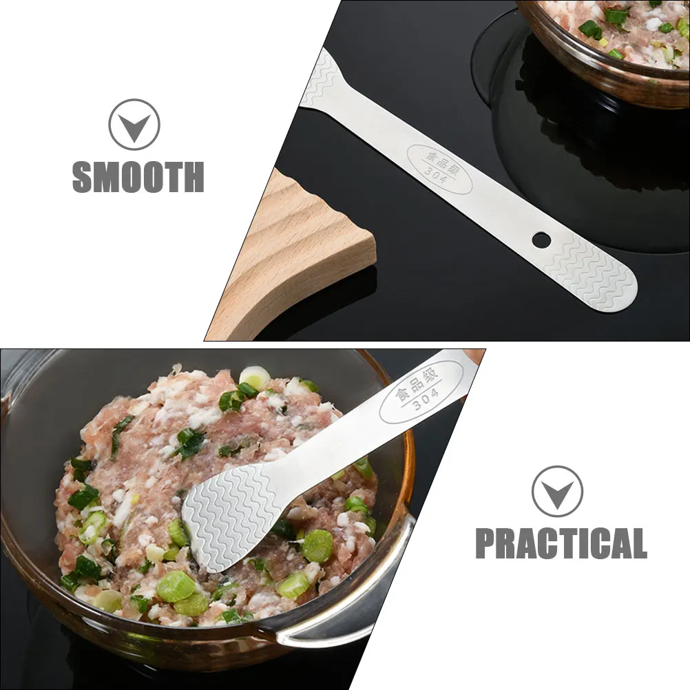 

3 Pcs Dumpling Spoon Ladle Filling Tablespoon Scoops with Long Handle Portugal Tea Spoons Stainless Steel