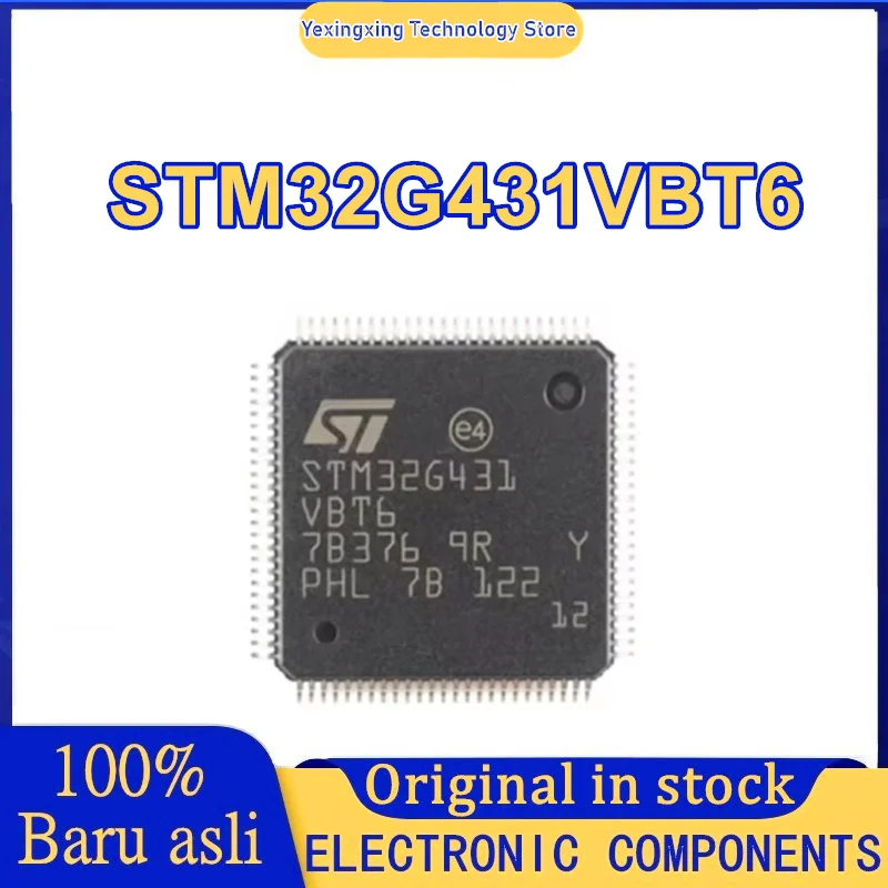 رقاقة متحكم STM32G431VBT6 أصلية جديدة متوفرة في المخزون