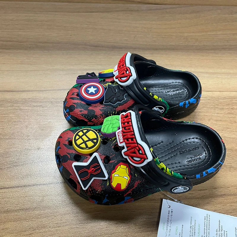 Hole Sandals Slippers Kawaii Eva Anime Home Shoes Outdoor Casual Breathable Beach Shoes Summer Slippers For Kids Gift image 3