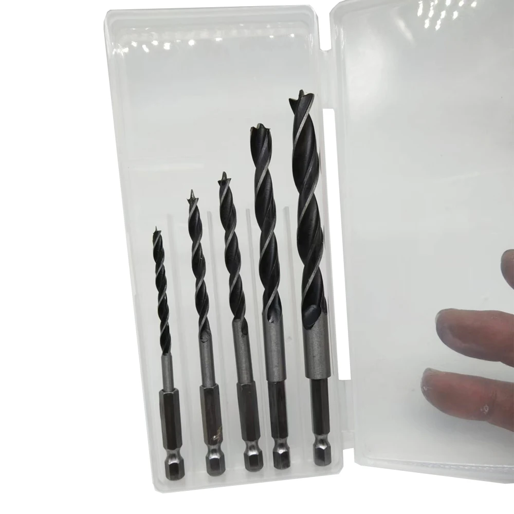 New 2 box Hexagonal Handle Electric Hammer Masonry and Woodworking Drill Bit Set Reaming Hole Power Tool
