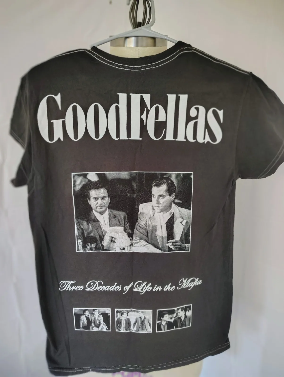 Goodfellas The Movies Scene Photos Washed Grey Tee Size Small