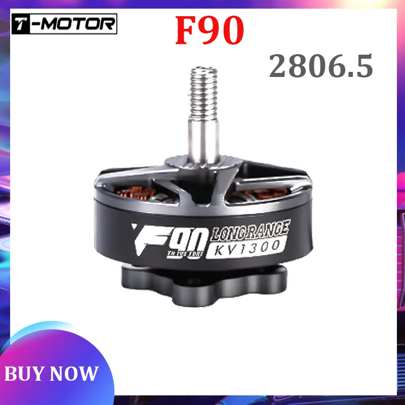 T-MOTOR F90 2806.5 1300K/1500KV/1950KV 5-6s Remote Brushless Motor cocok untuk RC FPV Racing freyle 5/6/7 inci drone remote