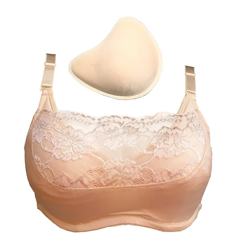 beauform-ツーインワン術後ブラジャー-プロテーゼを装着可能-スポンジフリー-ワイヤー入りチェストラップ-ブレストフォーム-809-快適な下着
