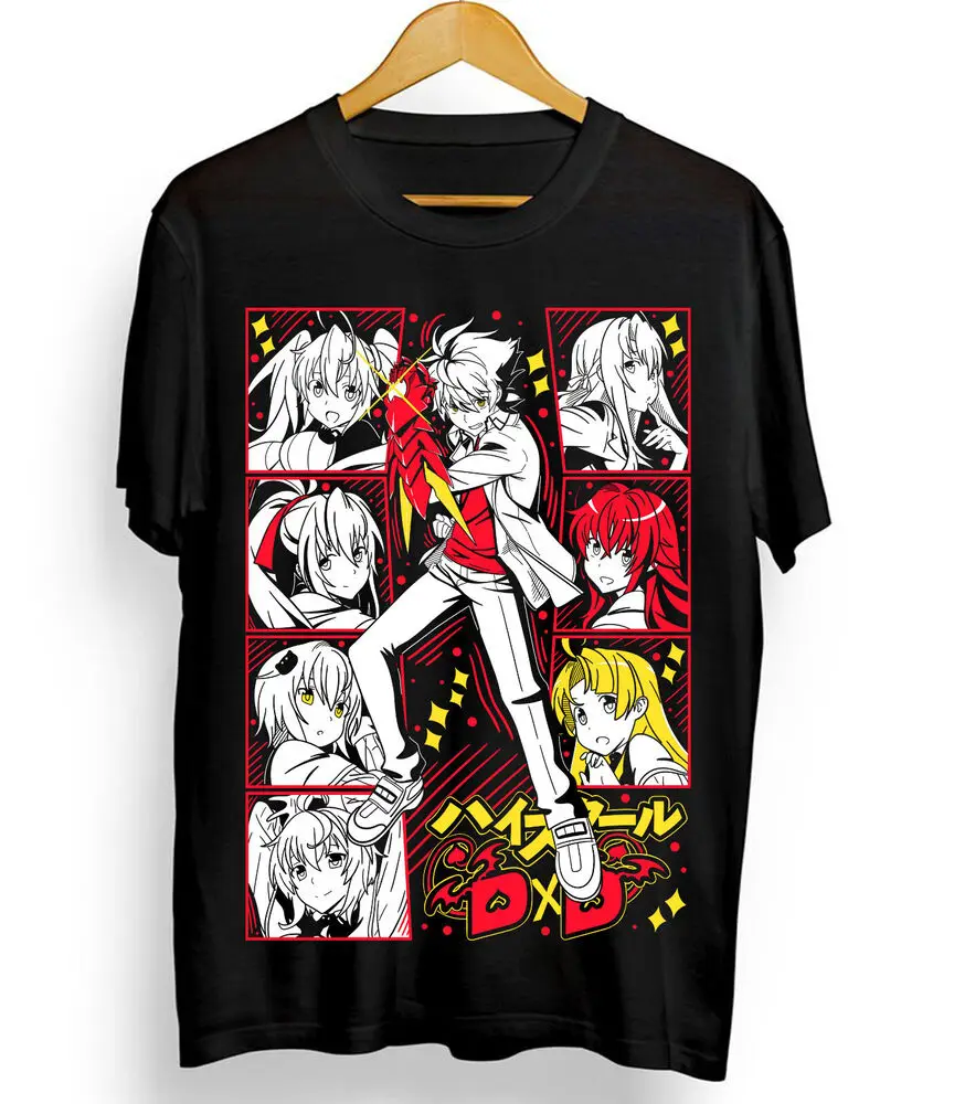 High School DxD Rias Gremory T-shirt Akeno Himejima,Issei ,Girl,Shirt All Size