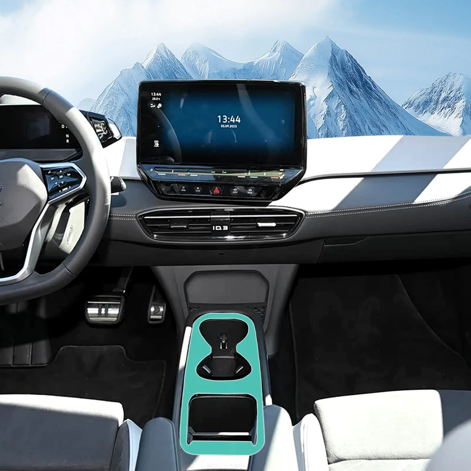 

Для Volkswagen ID.3 E11/12 2019-2024 предварительно вырезанная пленка для салона автомобиля PPF, защитная пленка для краски, панель шестерни из ТПУ, наклейка против царапин