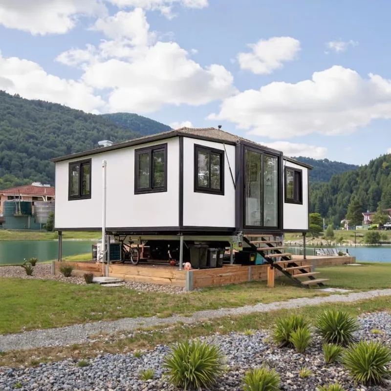 Stackable Foldable Container House Multi Layer Superimposed Design Land Saving Modular Building Stable Structure For Dormitory