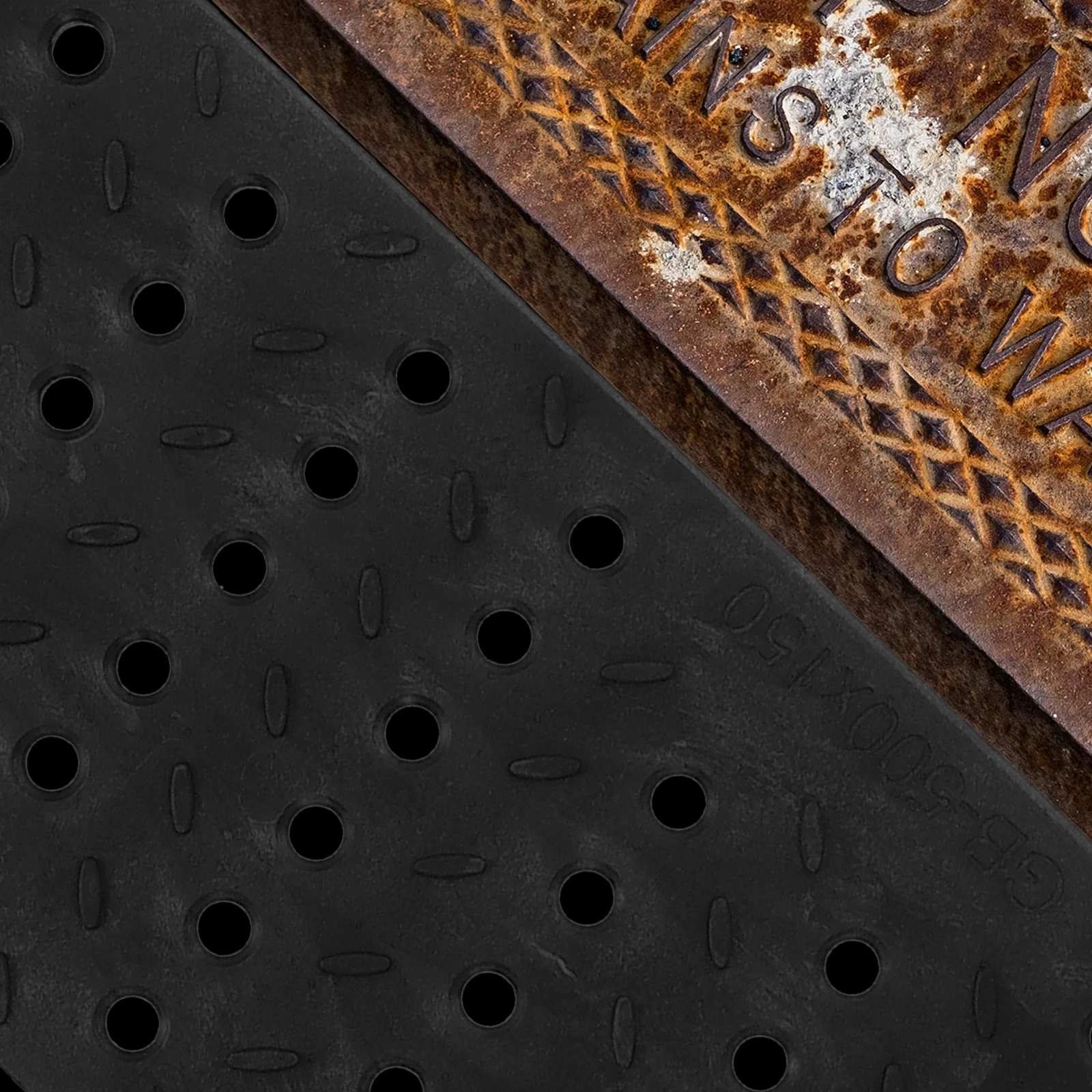 

Plastic Grate Sturdy Outdoor Kitchen Sewer Restaurant Drain Cover Easy Clean Noise Reduction Kitchen Trench
