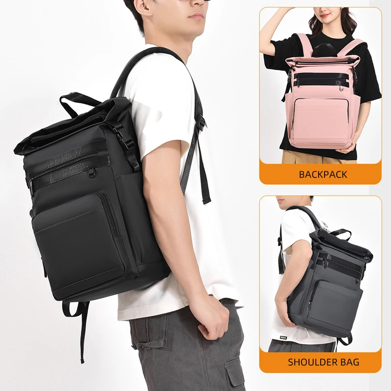 

Business Trip Laptop Backpack Large Capacity Fitness Sports Rucksack Casual Commuting Bag Travel Camping Hiking Outdoor Daypack