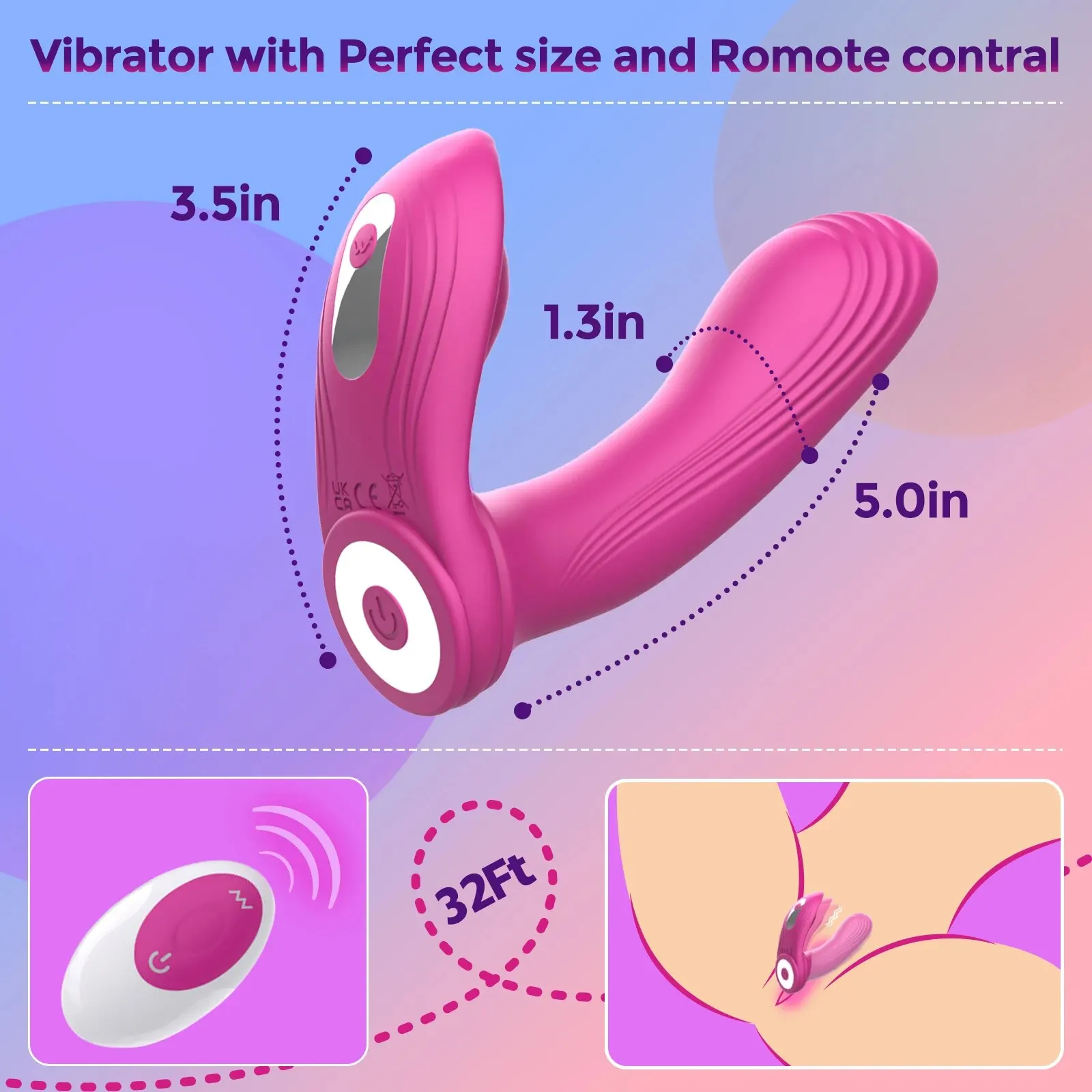 Consolador vibrador 3 en 1 para mujer, anillo para pene, Juguetes sexuales remotos, 10 velocidades, estimulador de punto G y clítoris