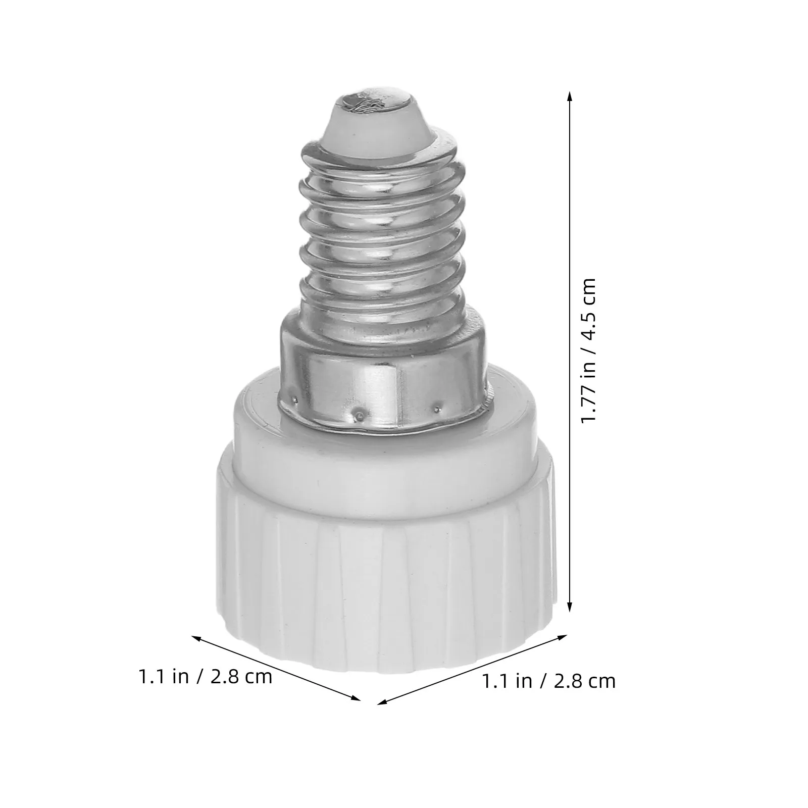 2Pcs Light Socket Extender Adapter E14 to Gu5.3 LED Bulb Holder Converter for Home Lamp Fixtures Light Socket Adapter