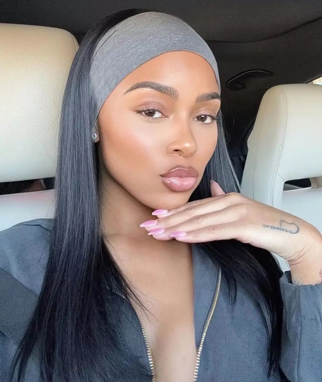Straight Headband Wig Human Hair, No Lace No Glue Easy Wear Breathable Elastic headband Wigs Beginner Friendly Headband Wigs