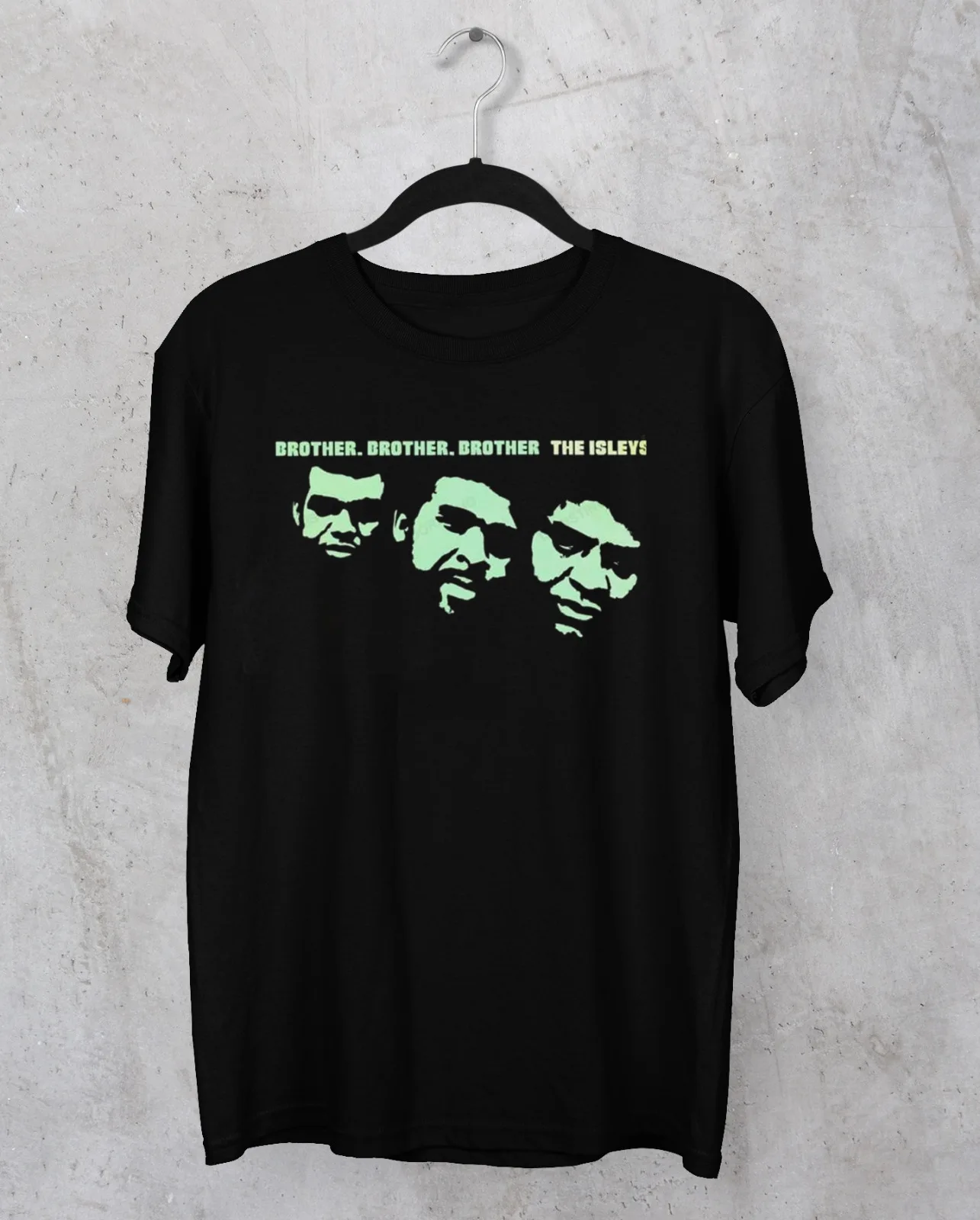 

Черная футболка с коротким рукавом Isley Brothers, размер от S до 5Xl, TA5076