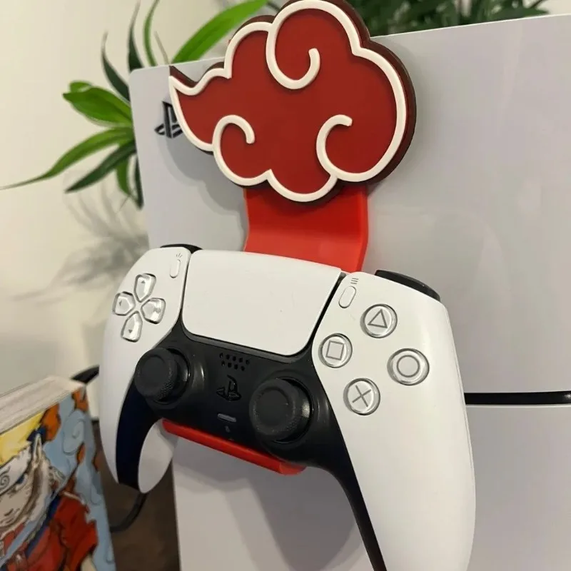 

Naruto Red Cloud Universal Handle Stand for Xbox PS5 PS4 PS3 Game Handle Bracket Anime Gamepad Handle Stand for Ps5 Accessories
