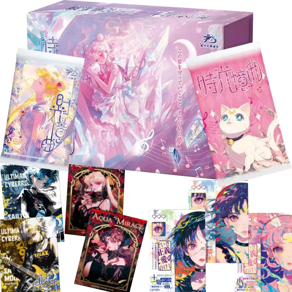 

Sailor Moon "Time Overture" Waifu Art Collectible Cards Booster Box, Premium Anime TCG with Usagi Tsukino & Cyberpunk Senshi