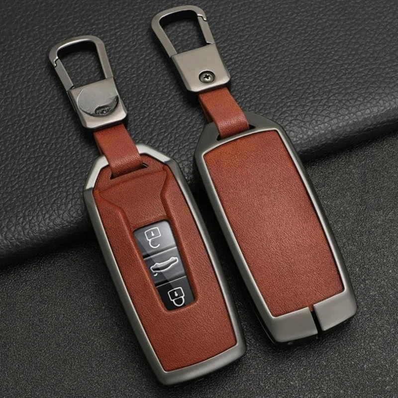 

Высококачественный чехол для автомобильного ключа из сплава + ТПУ для Vw Volkswagen Touareg 2019 2020 2021 2022, защитный брелок для ключей с кольцом