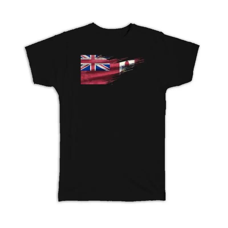 

Bermuda Flag Modern Country Expat T shirt