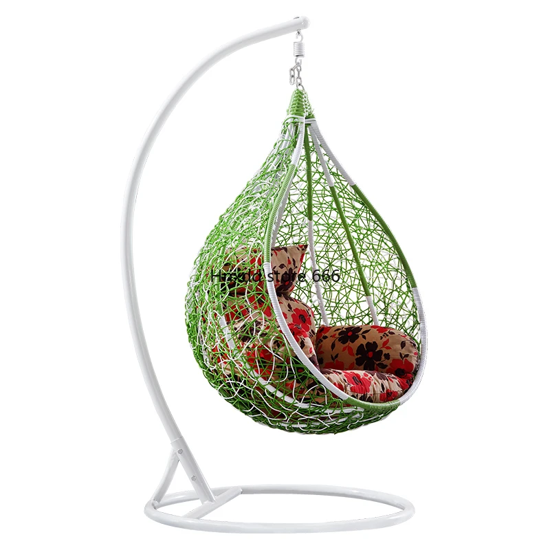 Single hanging basket rattan chair outdoor swing hanging