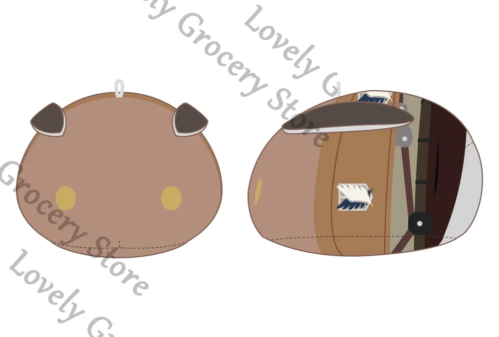 アニメ-ジーン・カールシュタイン-進撃の巨人-アタケ・ア・ロス・ティタネス-シンゲキ・ノ・キョウジン-コスプレ-漫画-マウメット-キーホルダー-ふわふわキーリング-ギフト