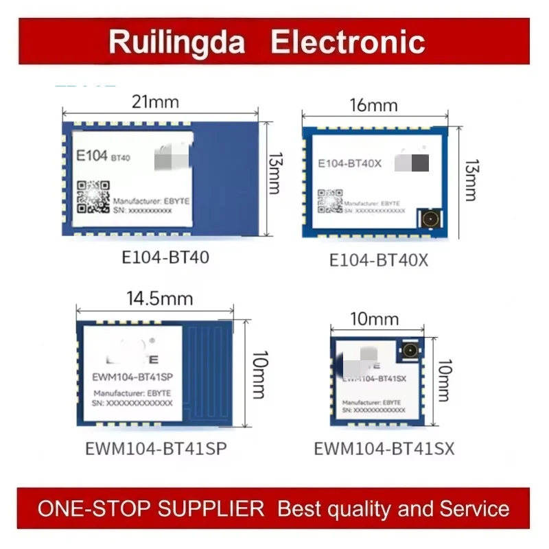 EBYTE EWM104-BT41SP E104-BT40 EWM104-BT41SX E104-BT40X EWM104-BT Dual-Mode BLE Wireless Module BLE5.4 Serial Port Configuration