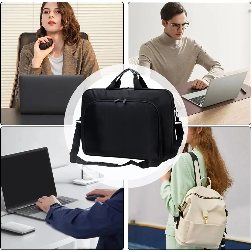 Computer Briefcase Fashion Notebook Shoulder Bag 15 Inches zipper Laptop Handbags Portable Shockproof Business Handbag Business