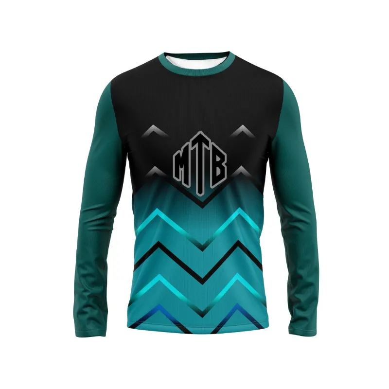 

Модная спортивная велосипедная одежда с длинным рукавом 2026 года, гоночная спортивная одежда с принтом, защитная от солнца одежда для велоспорта по бездорожью