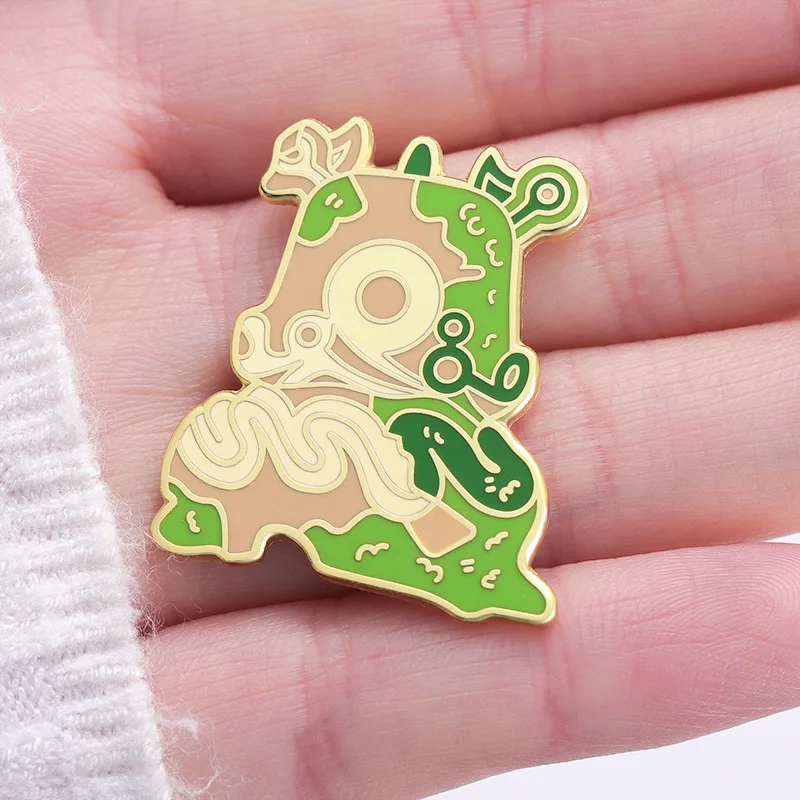 Cute Game Series Love Enamel Pins Brooch Lapel Pin Cosplay Accessories Toys Gift Badge for Women Backpack Link view 4