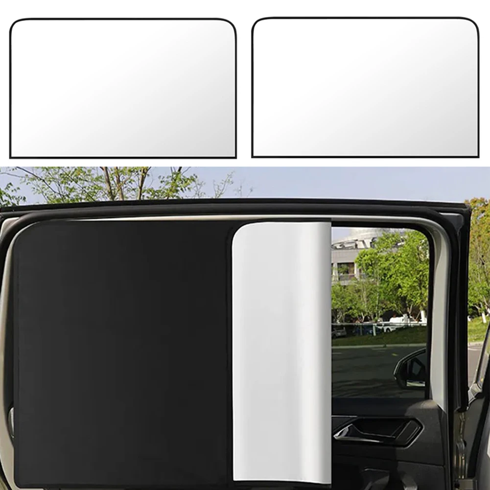 2Pcs Car Side For Window Sun Shade Magnet Privacy Curtain Opaque Car Sun Shade Summer Sun Protection Accessory