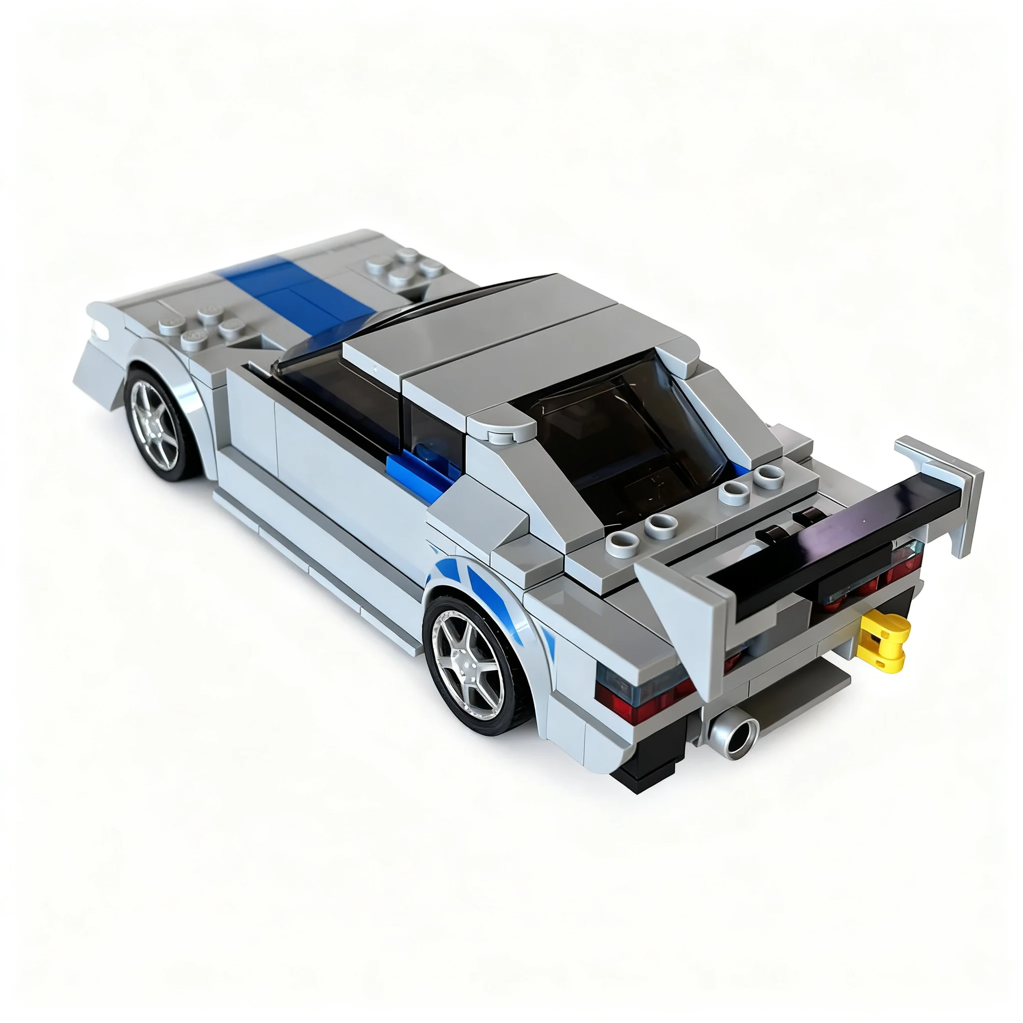 264pcs MOC city Champions 76917 Nissanns Silvia Model Christmas Gift DIY Decorative Collection For Enthusiasts