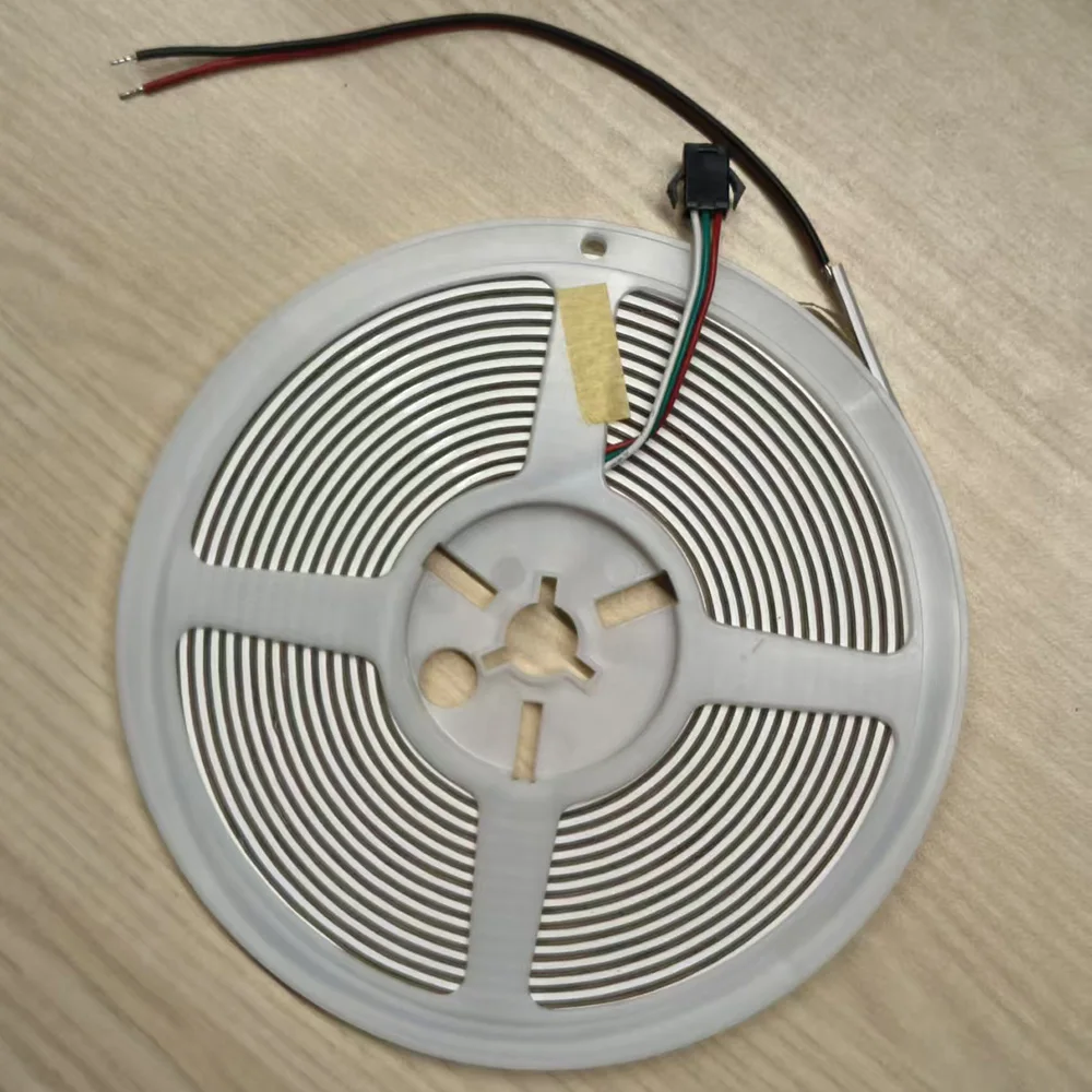 

Individual Addressable SPI RGB COB LED Strip for DIY Decor DC 5V 12V RGB-IC Smart LED Tape Light