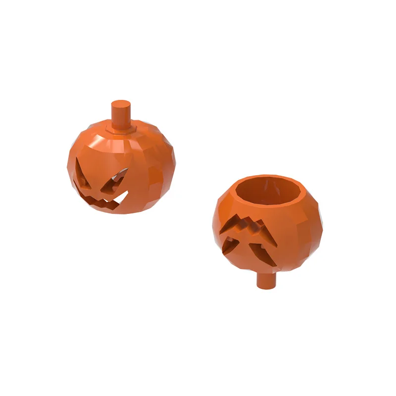 WANGE 57 unids/lote 20695pb01 Jack-o'-lantern cabeza de calabaza Color Moc hebilla accesorios compatibles ladrillos DIY juguete para niños construcción