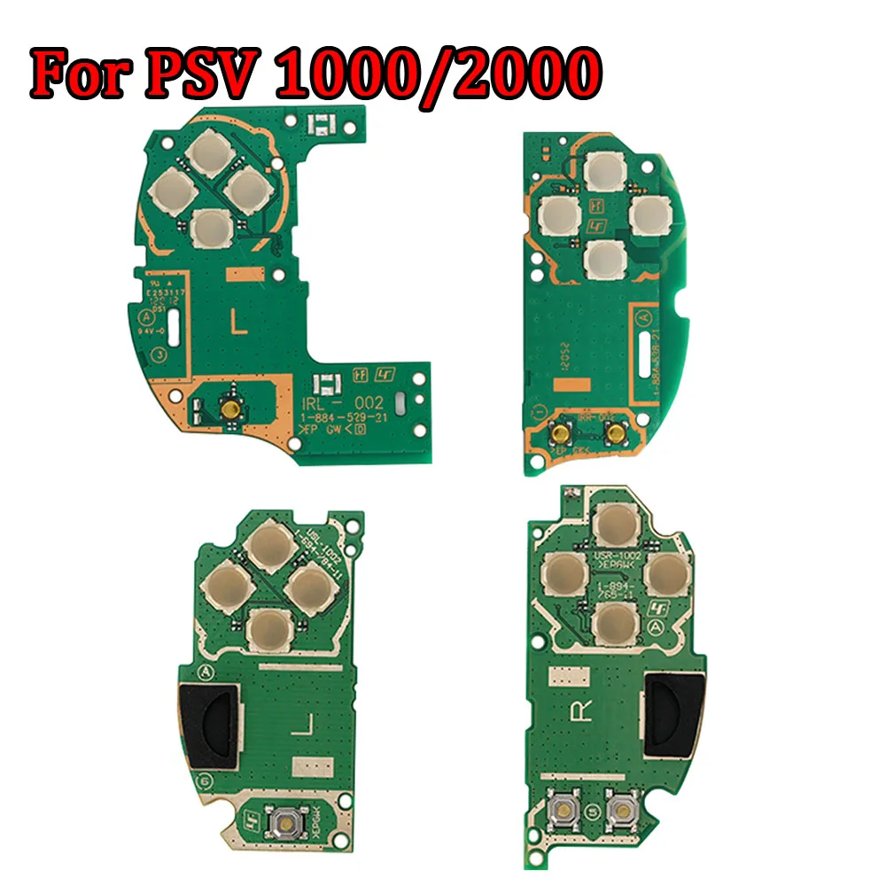 Rasa asli kiri kanan mulai pilih papan tombol sirkuit untuk Sony PlayStation VITA PSV 1000/2000 pengganti Keypad konsol