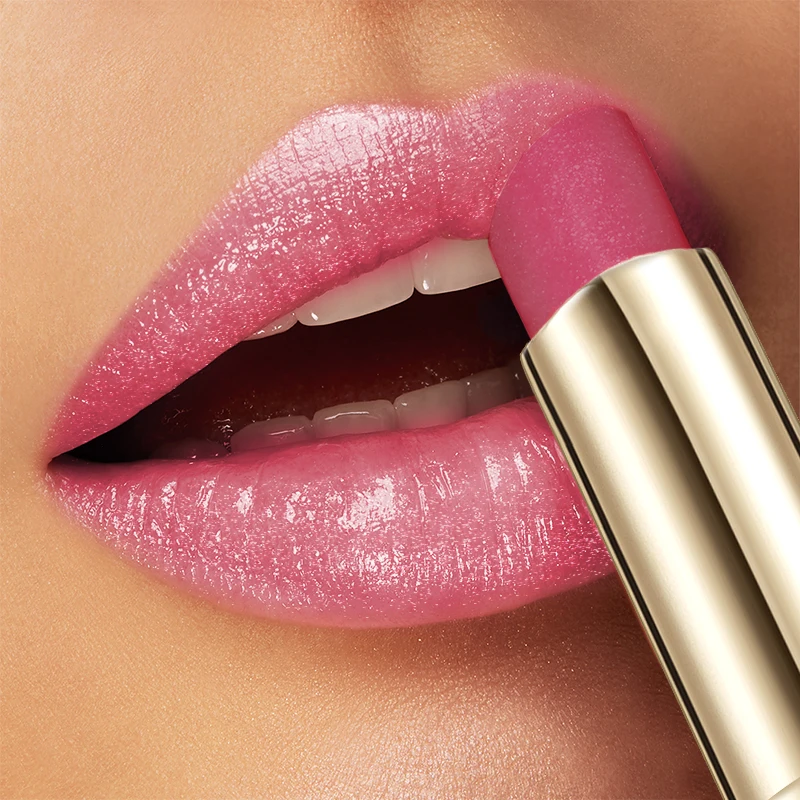 Lápiz labial brillante, colores vibrantes, resistente al agua y al sudor, antiadherente y no graso, apto para todo tipo de piel.