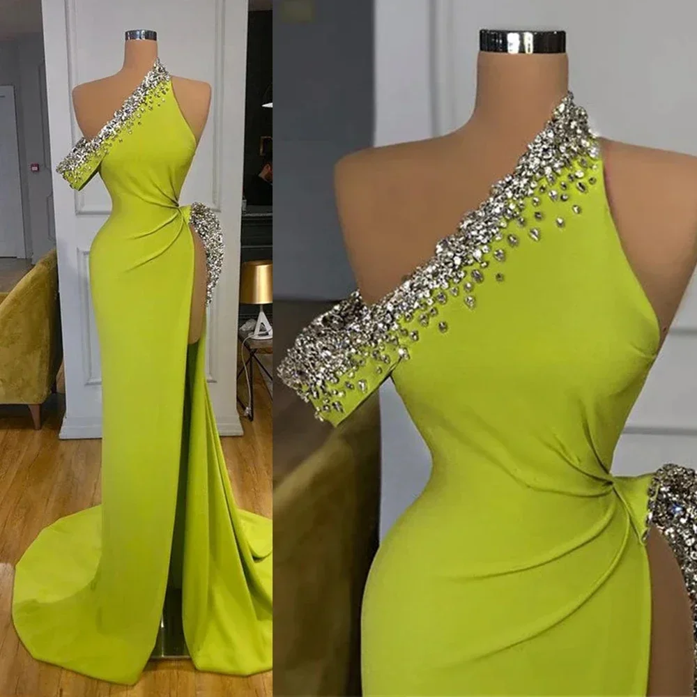 Pretty Sexy Sleeveless High  Mopping Beading Slimming Evening Carnival Dresses Elegant Beautiful For Women Party New 2023