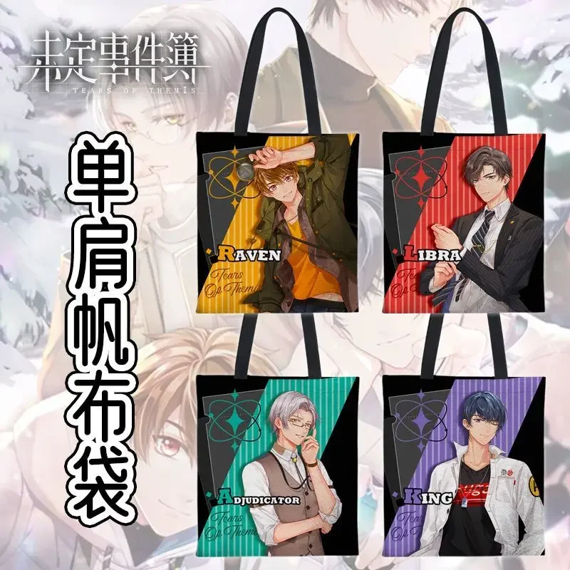 

Unisex Game Anime Tears of Themis Cos Vilhelm Artem Wing Marius Luke Pearce Etc. 2025 Digital Print Shoulder Canvas Bag Gift
