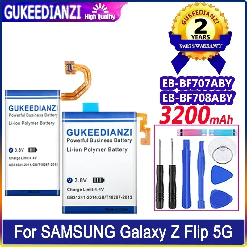 EB-BF707ABY EB-BF708ABY 1100mAh/3200mAh For SAMSUNG Galaxy Z Flip 5G  Mobile Phone Batteries Smartphone Portable Battery